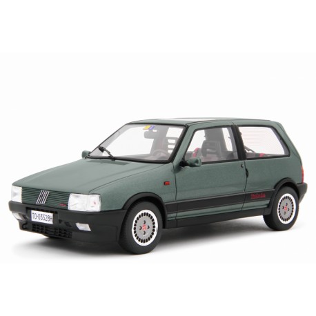 Fiat Uno Turbo i.e. Antiskid 1988 green, Laudoracing-Model 1/18 scale