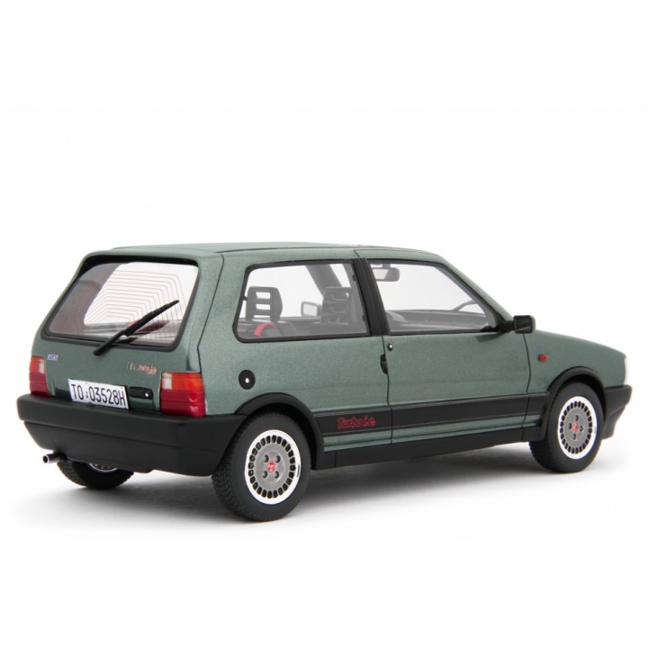 Fiat Uno Turbo i.e. Antiskid 1988 zelená, Laudoracing-Model 1:18