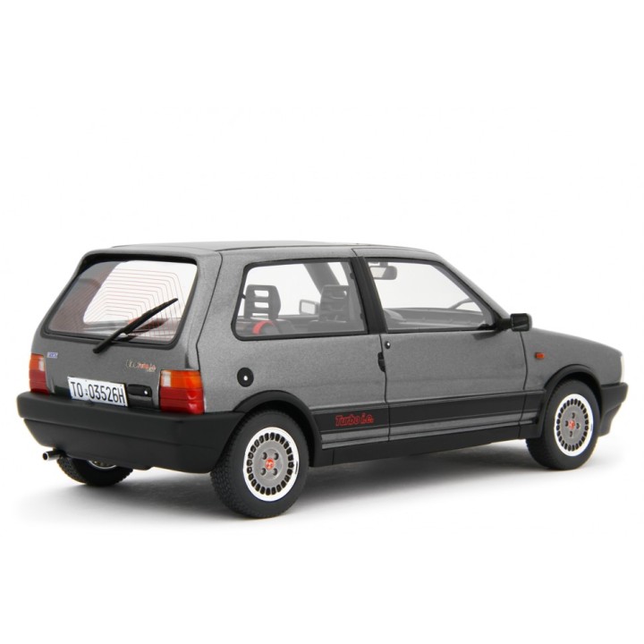 Fiat Uno Turbo i.e. Antiskid 1988 silver, Laudoracing-Model 1/18 scale