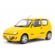 Fiat Seicento Sporting Abarth 1998 yellow, Laudoracing-Model 1/18 scale