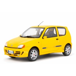 Fiat Seicento Sporting Abarth 1998 yellow, Laudoracing-Model 1/18 scale