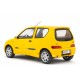 Fiat Seicento Sporting Abarth 1998 yellow, Laudoracing-Model 1/18 scale