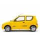 Fiat Seicento Sporting Abarth 1998 yellow, Laudoracing-Model 1/18 scale