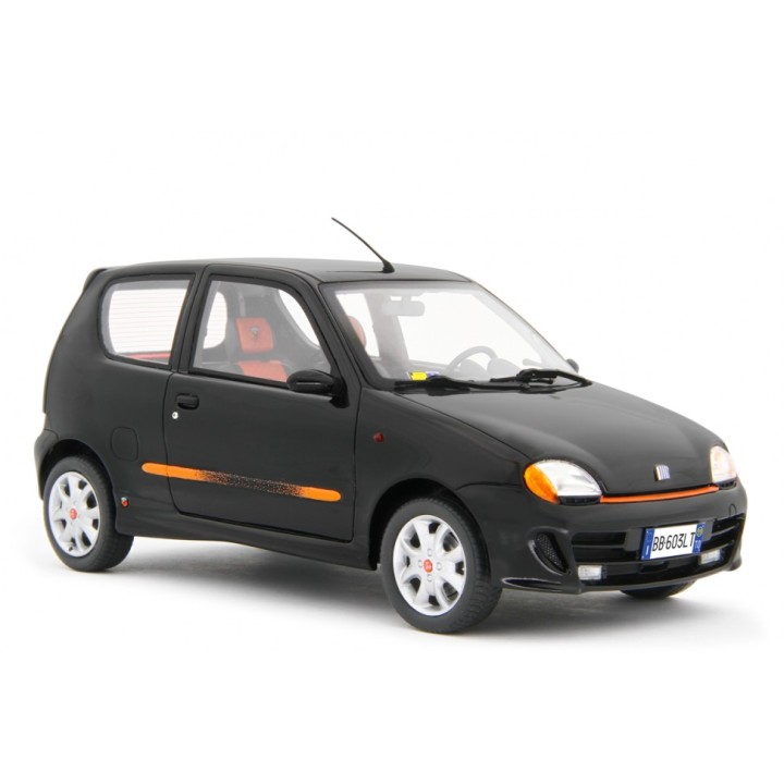 Fiat Seicento Sporting Abarth 1998 černá, Laudoracing-Model 1:18