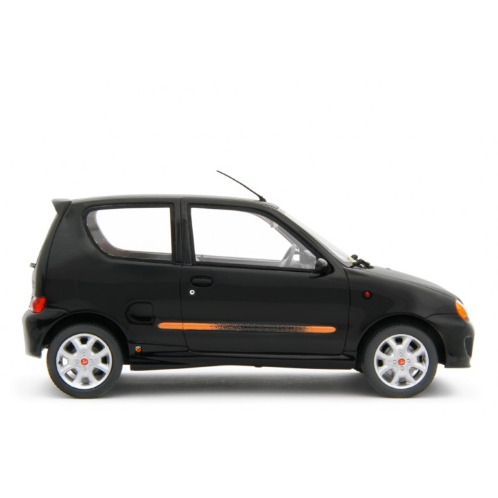 Fiat Seicento Sporting Abarth 1998 černá, Laudoracing-Model 1:18