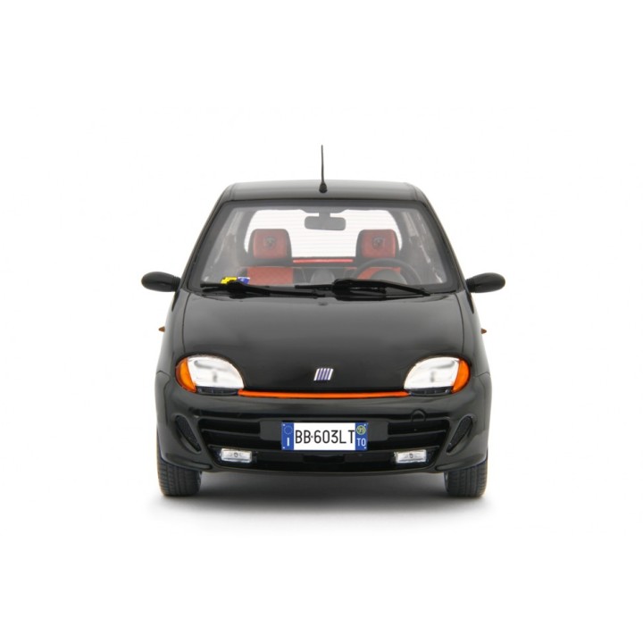 Fiat Seicento Sporting Abarth 1998 černá, Laudoracing-Model 1:18