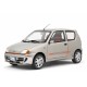 Fiat Seicento Sporting Abarth 1998 silver, Laudoracing-Model 1/18 scale