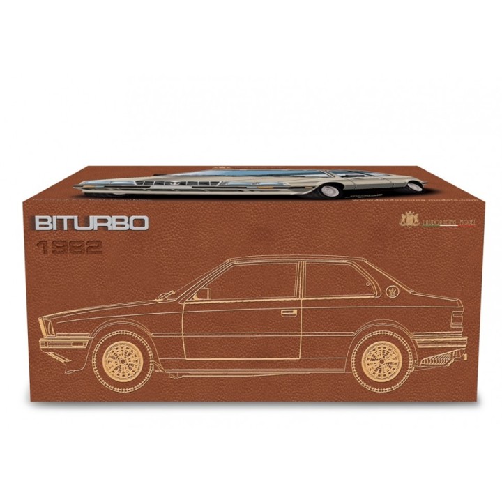 Maserati Biturbo 2.0 1982 brown, Laudoracing-Model 1/18 scale