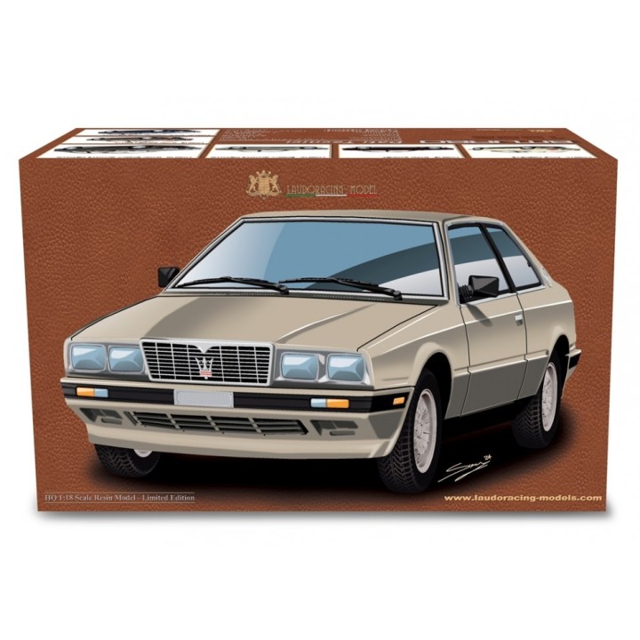 Maserati Biturbo 2.0 1982 gold, Laudoracing-Model 1/18 scale