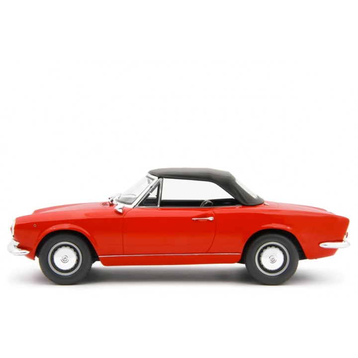 Fiat 124 Sport Spider AS 1968 red, Laudoracing-Model 1/18 scale