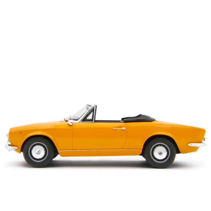 Fiat 124 Sport Spider AS 1968 yellow, Laudoracing-Model 1/18 scale