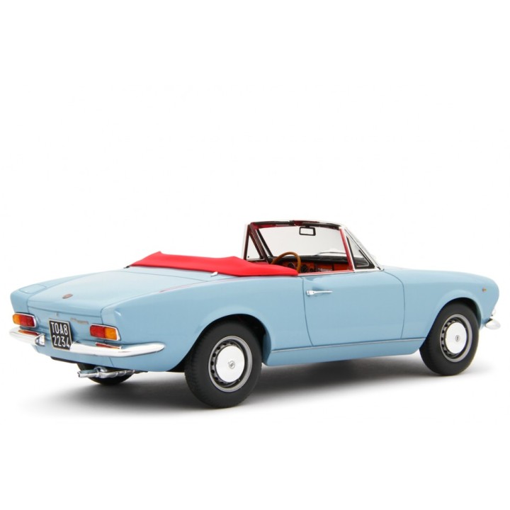 Fiat 124 Sport Spider AS 1968 modrá, Laudoracing-Model 1:18