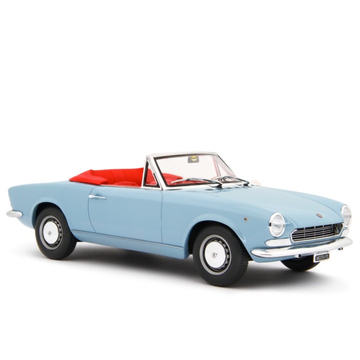 Fiat 124 Sport Spider AS 1968 blue, Laudoracing-Model 1/18 scale
