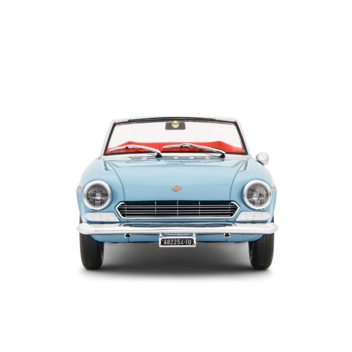 Fiat 124 Sport Spider AS 1968 blue, Laudoracing-Model 1/18 scale