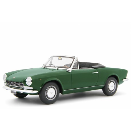 Fiat 124 Sport Spider AS 1968 zelená, Laudoracing-Model 1:18