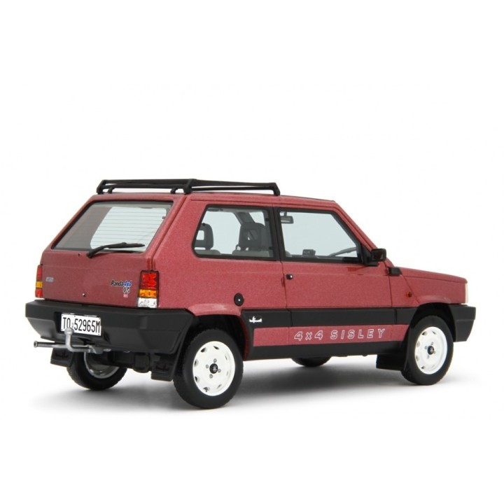 Fiat Panda 4x4 Sisley 2 1989 red, Laudoracing-Model 1/18 scale