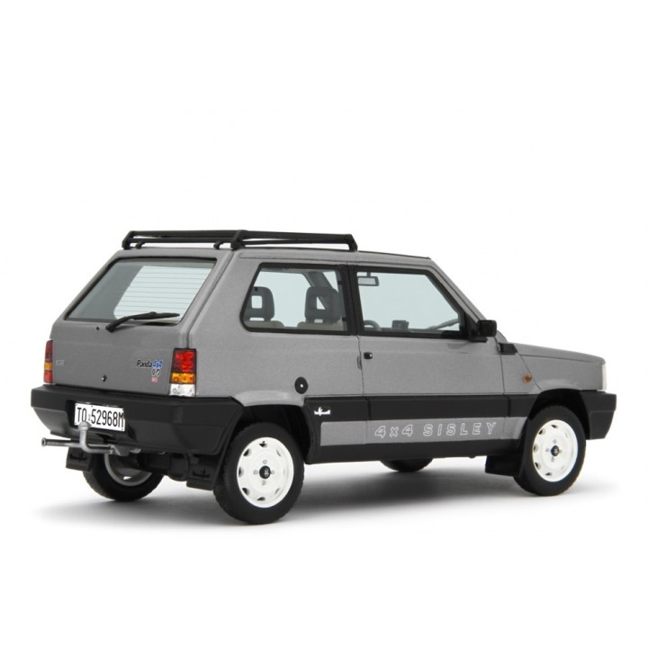 Fiat Panda 4x4 Sisley 2 1989 grey, Laudoracing-Model 1/18 scale