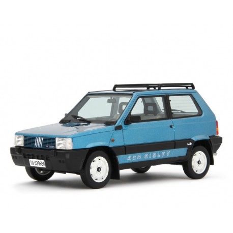 Fiat Panda 4x4 Sisley 2 1989 blue, Laudoracing-Model 1/18 scale