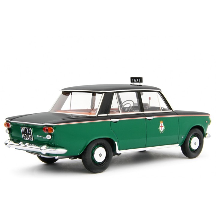 Fiat 1300 TAXI Milano 1961 zelená, Laudoracing-Model 1:18