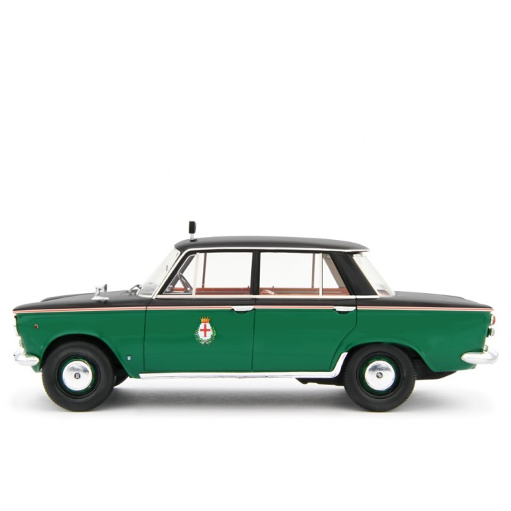 Fiat 1300 TAXI Milano 1961 green, Laudoracing-Model 1/18 scale