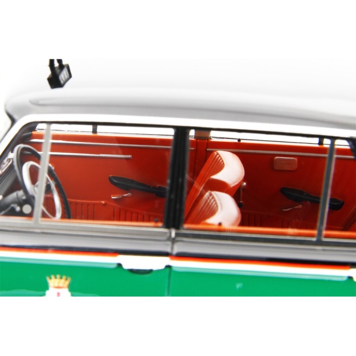 Fiat 1300 TAXI Milano 1961 zelená, Laudoracing-Model 1:18