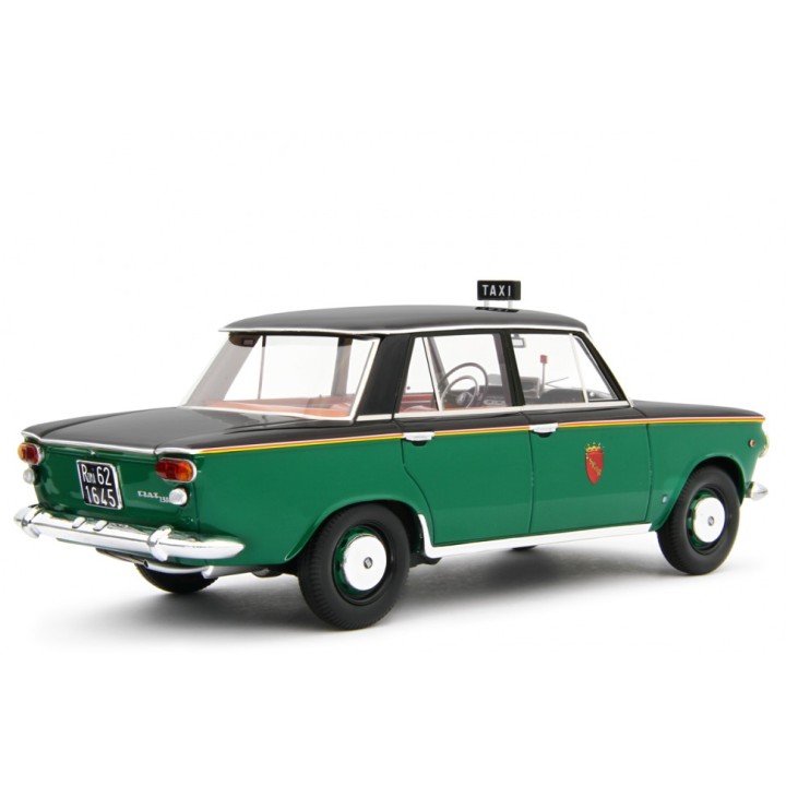 Fiat 1300 TAXI Roma 1961 zelená, Laudoracing-Model 1:18