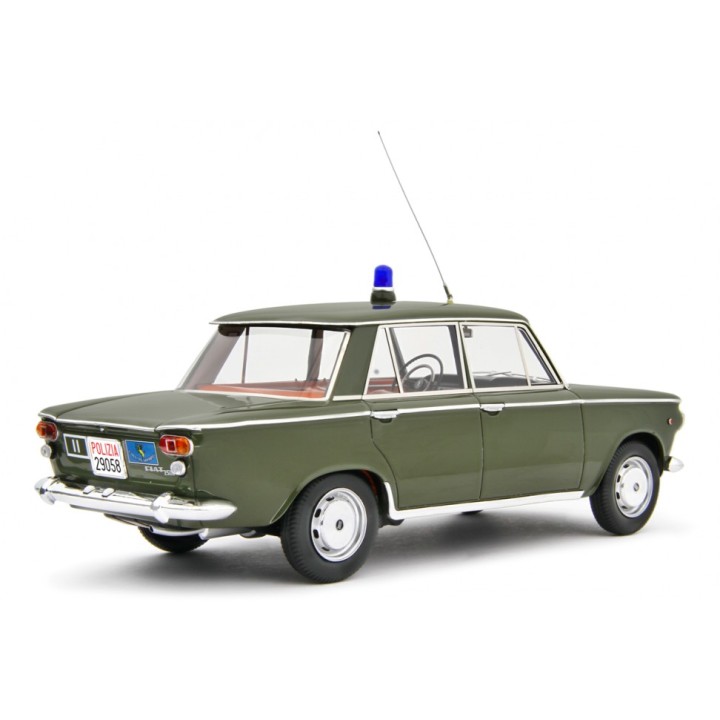 Fiat 1500 Polizia 1961 green, Laudoracing-Model 1/18 scale
