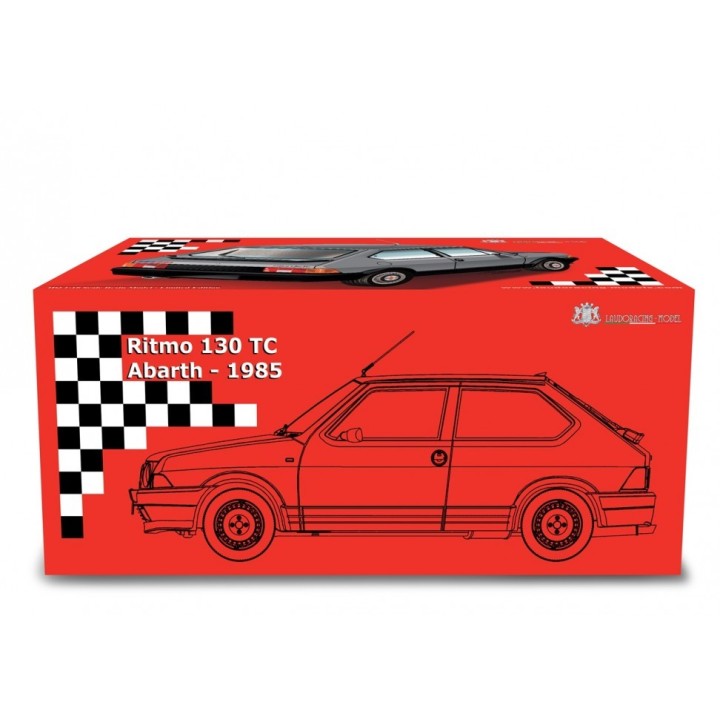 Fiat Ritmo 130 TC Abarth 1985 černá, Laudoracing-Model 1:18