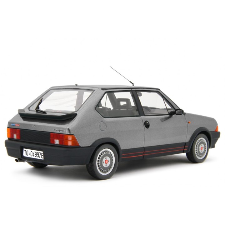 Fiat Ritmo 130 TC Abarth 1985 silver, Laudoracing-Model 1/18 scale