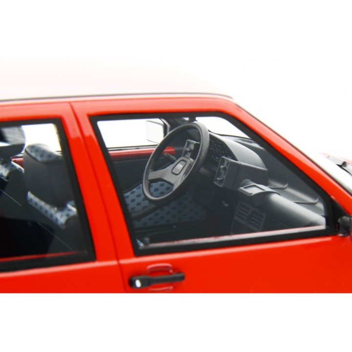 Fiat Uno 55S 1983 red, Laudoracing-Model 1/18 scale
