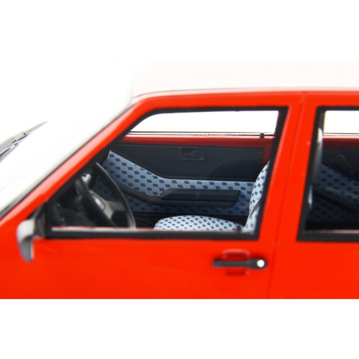 Fiat Uno 55S 1983 red, Laudoracing-Model 1/18 scale