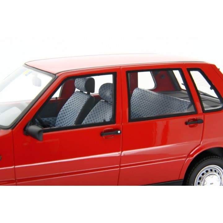 Fiat Uno 55S 1983 červená, Laudoracing-Model 1:18