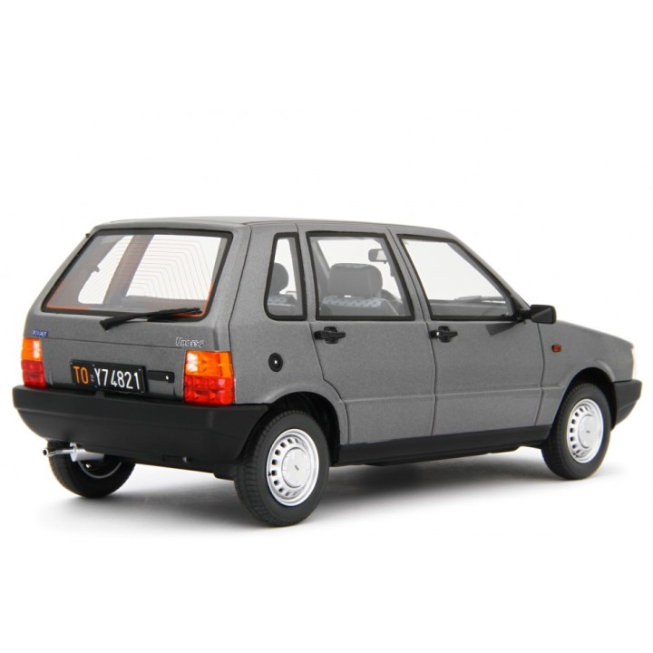 Fiat Uno 55S 1983 grey, Laudoracing-Model 1/18 scale