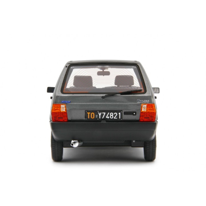 Fiat Uno 55S 1983 grey, Laudoracing-Model 1/18 scale