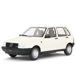 Fiat Uno 55S 1983 white, Laudoracing-Model 1/18 scale