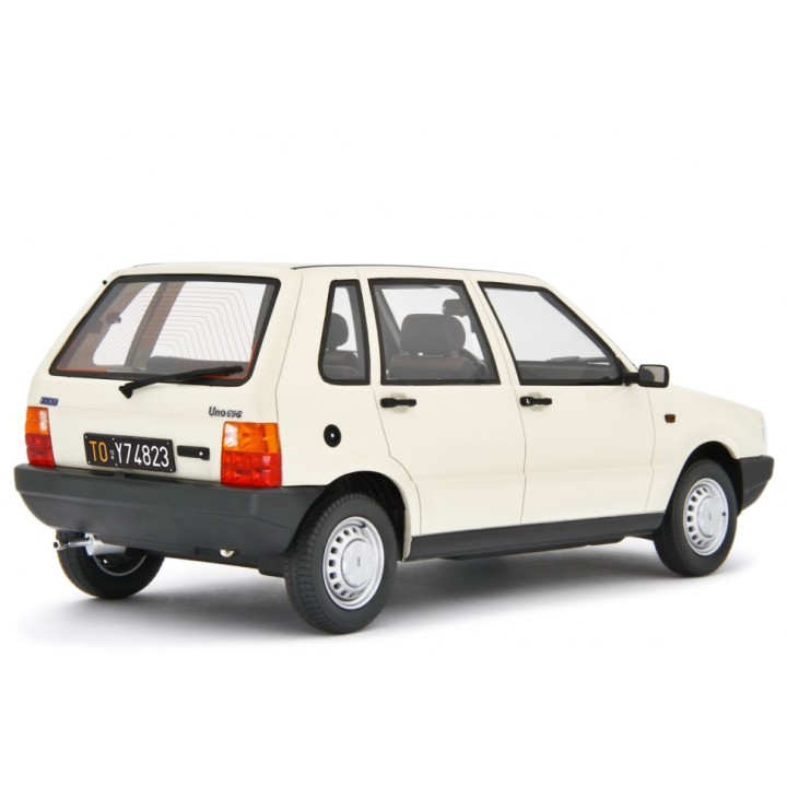 Fiat Uno 55S 1983 bílá, Laudoracing-Model 1:18