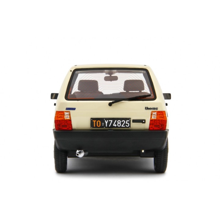 Fiat Uno 55S 1983 beige, Laudoracing-Model 1/18 scale