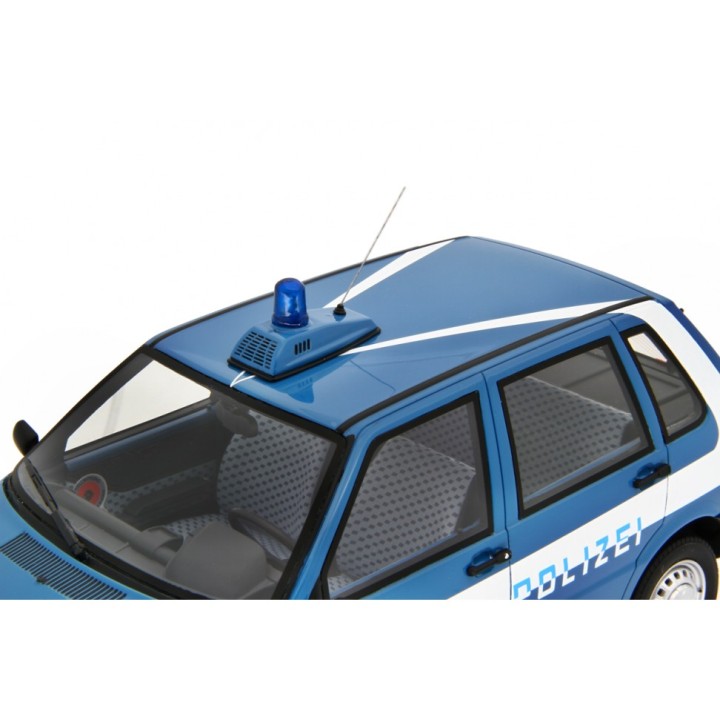 Fiat Uno 45 Polizia 1983 blue, Laudoracing-Model 1/18 scale