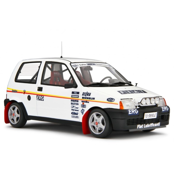 Fiat Cinquecento Trofeo Kit Fiat/Abarth 1992 white, Laudoracing-Model 1/18 scale