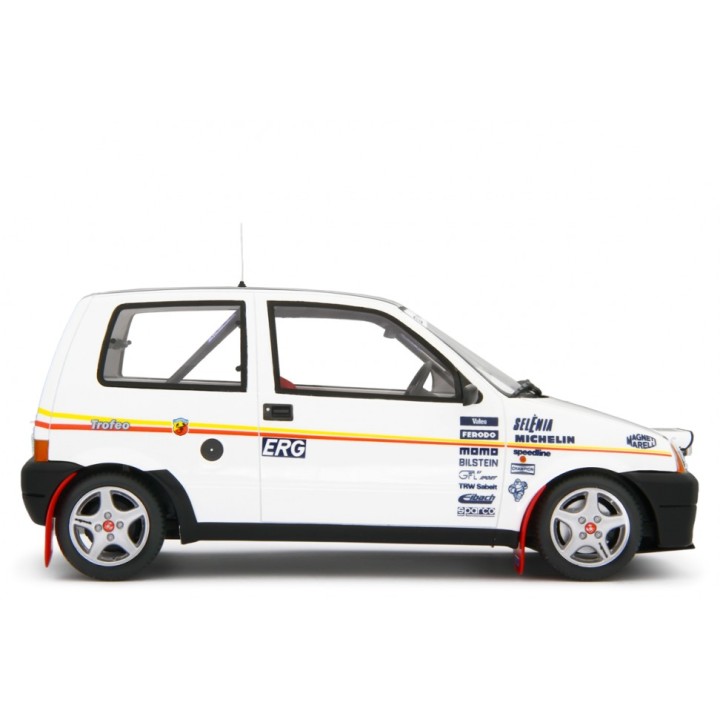 Fiat Cinquecento Trofeo Kit Fiat/Abarth 1992 white, Laudoracing-Model 1/18 scale