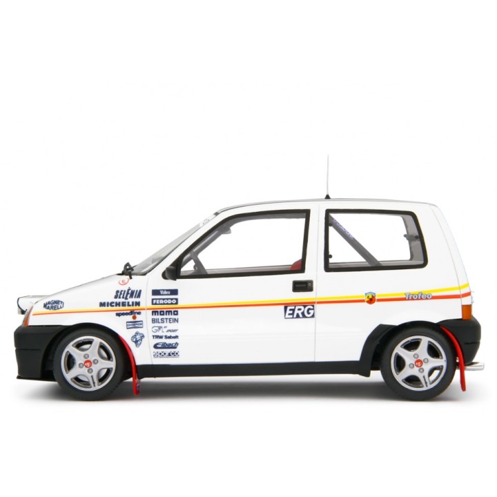 Fiat Cinquecento Trofeo Kit Fiat/Abarth 1992 white, Laudoracing-Model 1/18 scale