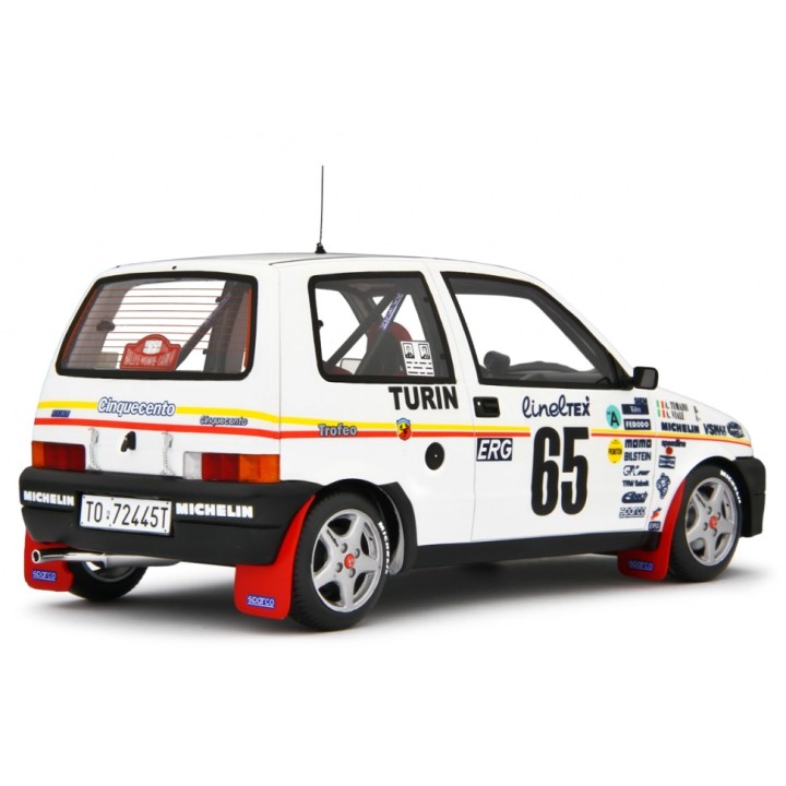 Fiat Cinquecento Trofeo Rally Monte-Carlo 1993 bílá, Laudoracing-Model 1:18