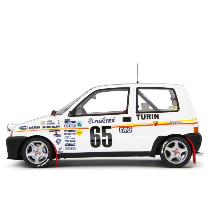 Fiat Cinquecento Trofeo Rally Monte-Carlo 1993 bílá, Laudoracing-Model 1:18