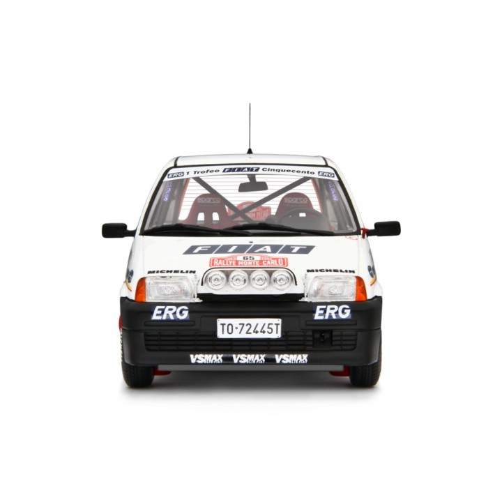 Fiat Cinquecento Trofeo Rally Monte-Carlo 1993 bílá, Laudoracing-Model 1:18