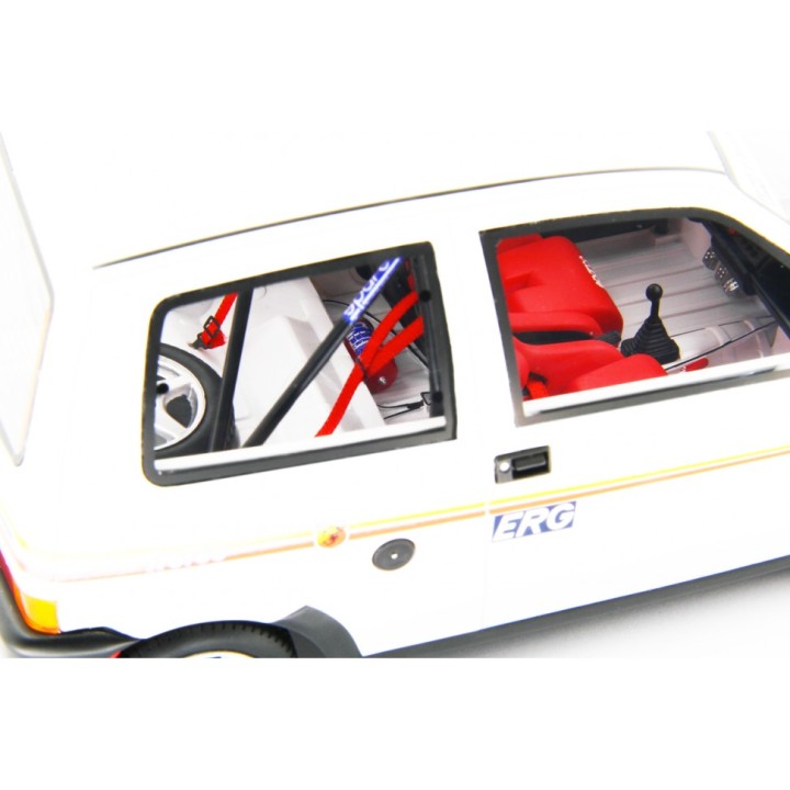 Fiat Cinquecento Trofeo Rally Monte-Carlo 1993 white, Laudoracing-Model 1/18 scale