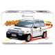 Fiat Cinquecento Trofeo Rally Monte-Carlo 1993 white, Laudoracing-Model 1/18 scale