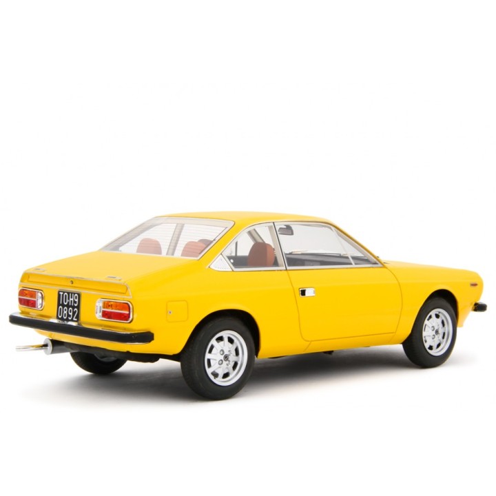 Lancia Beta Coupé 1.6 1973 žlutá, Laudoracing-Model 1:18