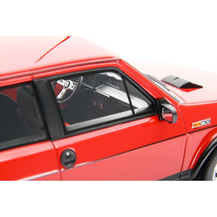 Fiat Ritmo 105 TC 1981 red, Laudoracing-Model 1/18 scale