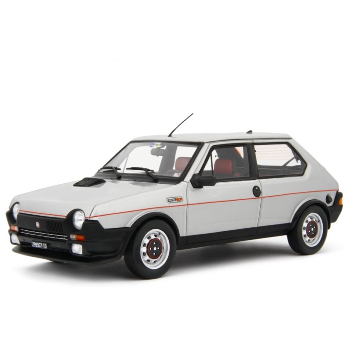 Fiat Ritmo 105 TC 1981 silver, Laudoracing-Model 1/18 scale