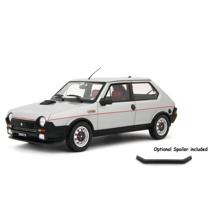 Fiat Ritmo 105 TC 1981 silver, Laudoracing-Model 1/18 scale